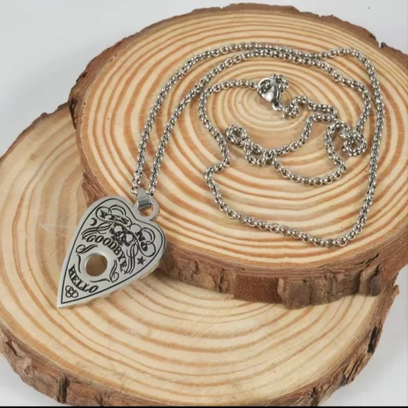 Ouija planchet necklace - Picture 2 of 4